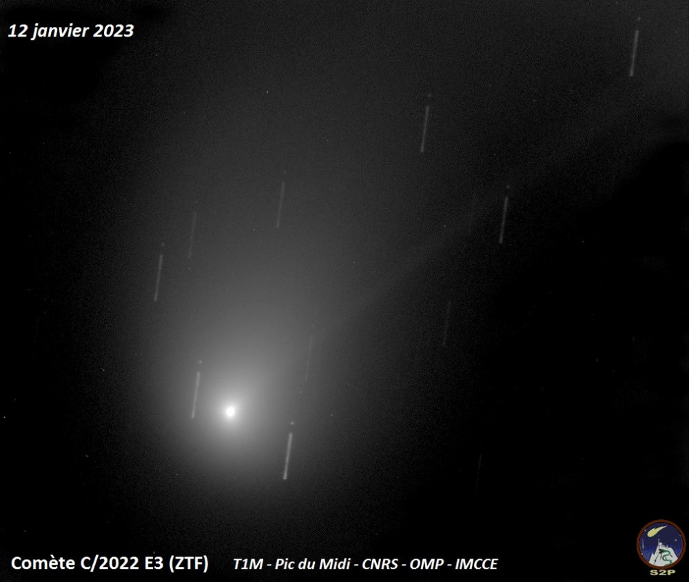 The comet C/2022 E3 (ZTF) observed with the telescope of 1m of the Pic du Midi during its passage to the perihelion