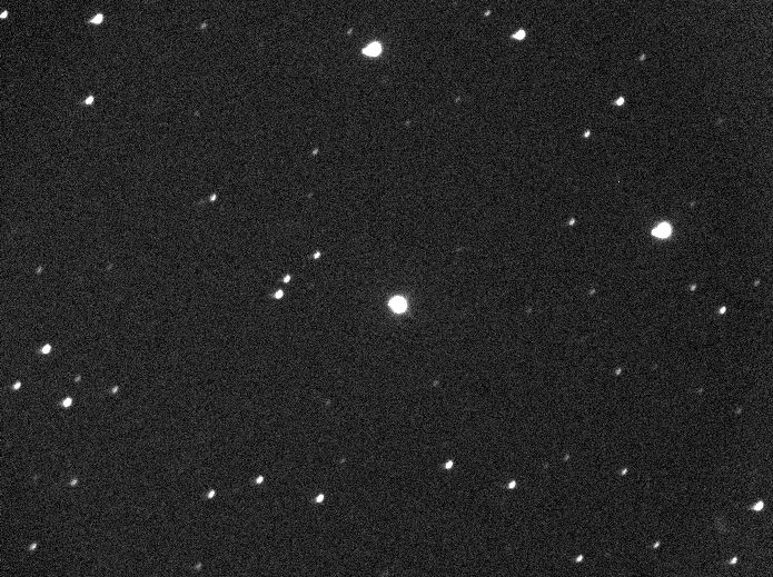 Séquence de 22 images de l’astéroïde (52768) 1998 OR2 observé depuis l’observatoire des Makes