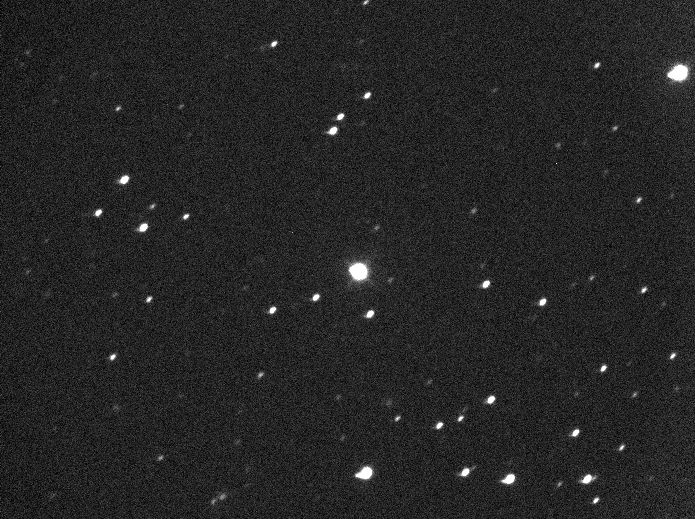Séquence de 22 images de l’astéroïde (52768) 1998 OR2 observé depuis l’observatoire des Makes