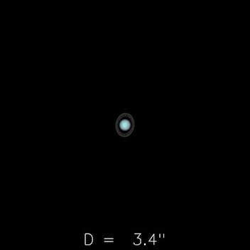 Uranus le 16 juin 2020