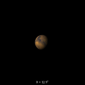 Mars le 16 juillet 2020