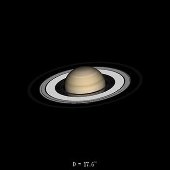 Saturne le 16 septembre 2020