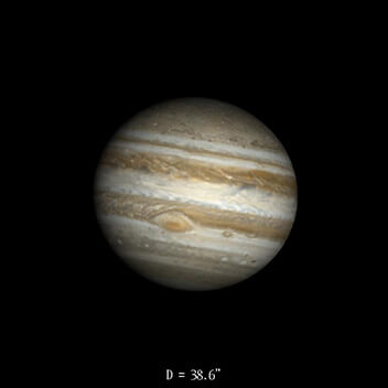 Jupiter le 16 octobre 2020
