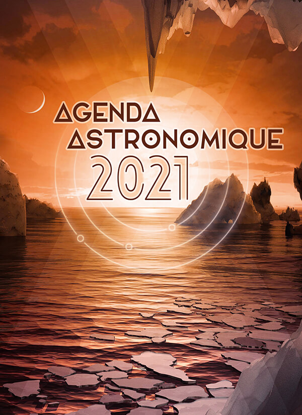 Première de couverture de l’Agenda astronomique 2021