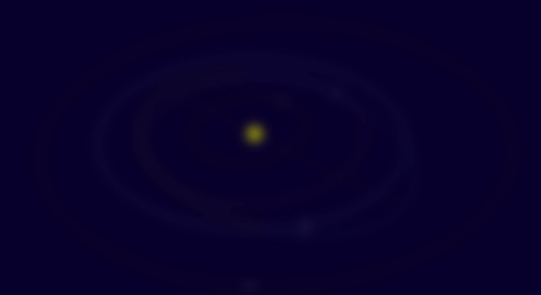 Vue de l’orbite de l’astéroïde 2020 VT4 dans le Système solaire.