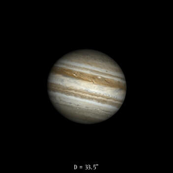 Jupiter le 16 décembre 2020