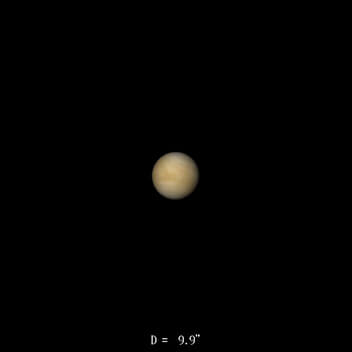 Vénus le 16 février 2021