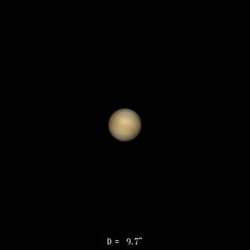 Vénus le 16 mars 2021