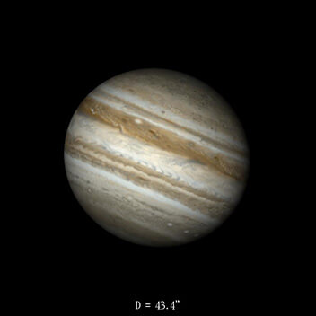 Jupiter le 16 juin 2021
