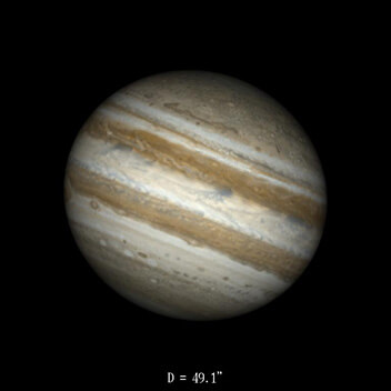 Jupiter le 16&nbsp;août 2021