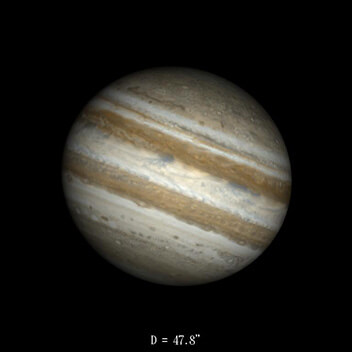 Jupiter le 16 septembre 2021