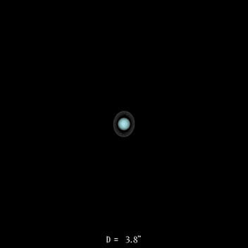 Uranus le 16 octobre 2021