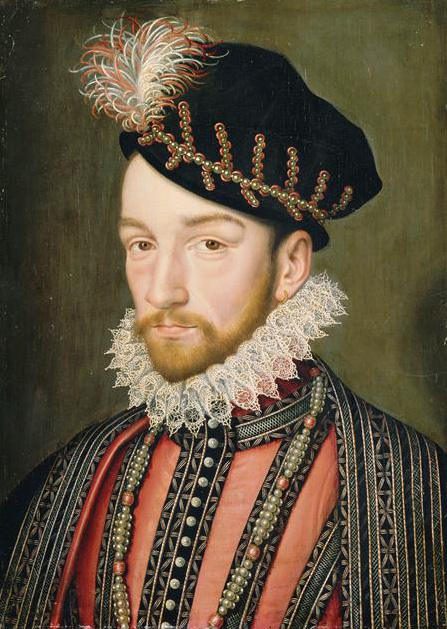 Charles IX (27 juin 1550 – 30 mai 1574) d’après François Clouet