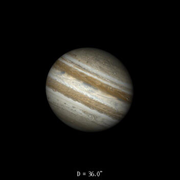 Jupiter le 16 mai 2022
