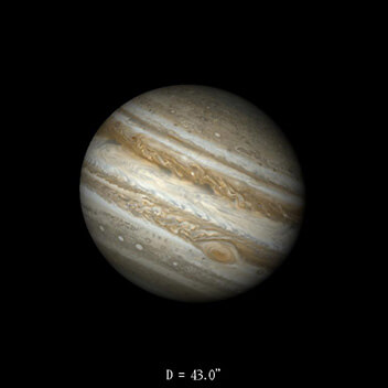 Jupiter le 16 juillet 2022