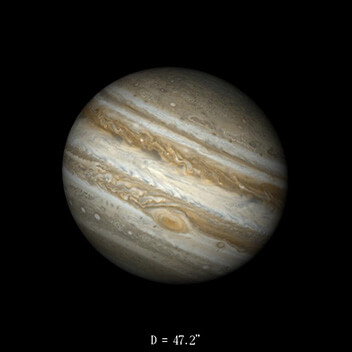 Jupiter le 16 août 2022