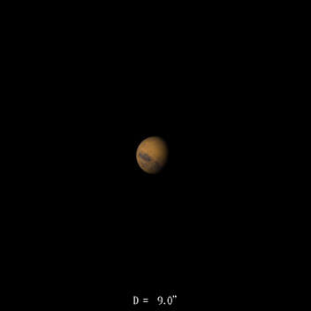Mars le 16 août 2022