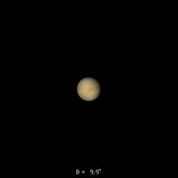 Vénus le 16 septembre 2022