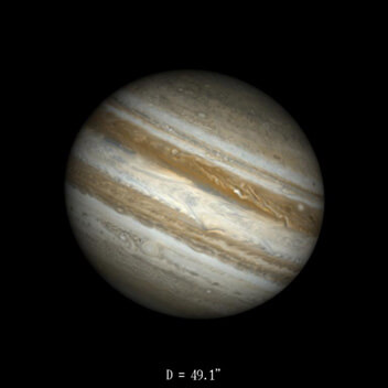 Jupiter le 16 octobre 2022