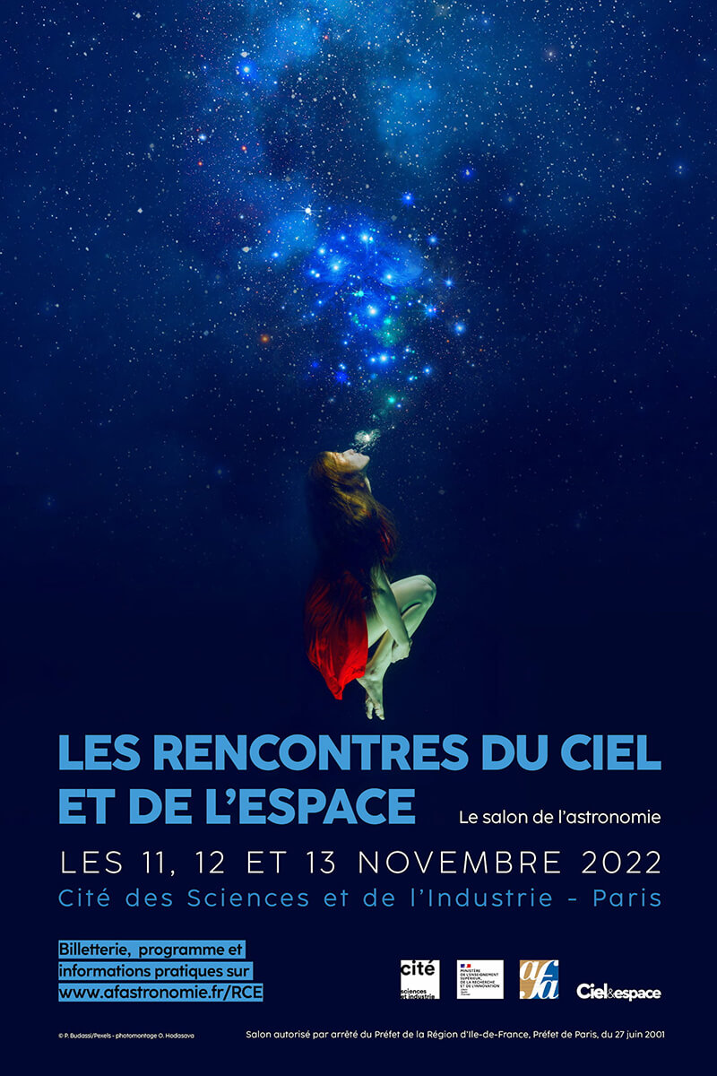 Affiche des Rencontres du ciel et de l’espace 2022