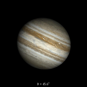 Jupiter le 16 novembre 2022