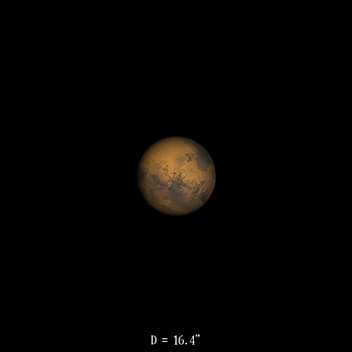 Mars le 16 décembre 2022