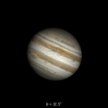 Jupiter le 16 janvier 2023