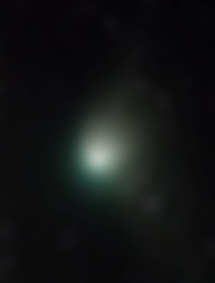 La comète C/2022 E3 (ZTF) photographiée le 28 janvier 2023 à Zagora au Maroc.