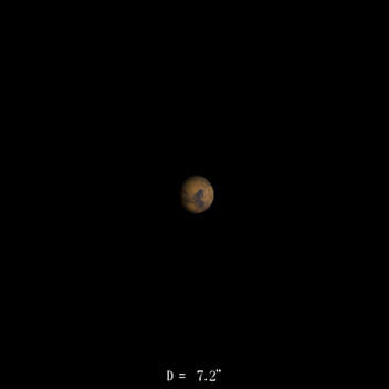 Mars le 16 mars 2023