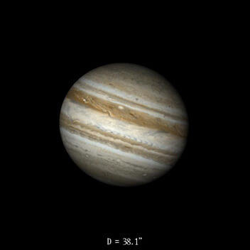 Jupiter le 16 juillet 2023
