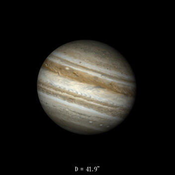 Jupiter le 16 août 2023