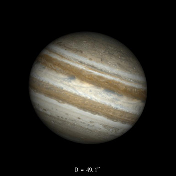 Jupiter le 16 novembre 2023