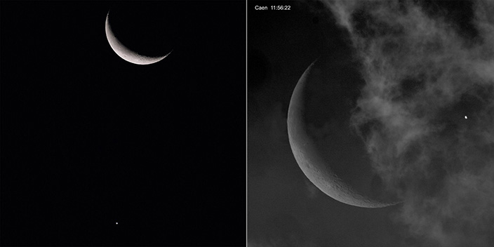 Occultation de Vénus par la Lune du 9 novembre 2023