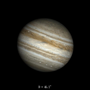 Jupiter le 16 décembre 2023