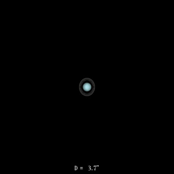Uranus le 16 décembre 2023