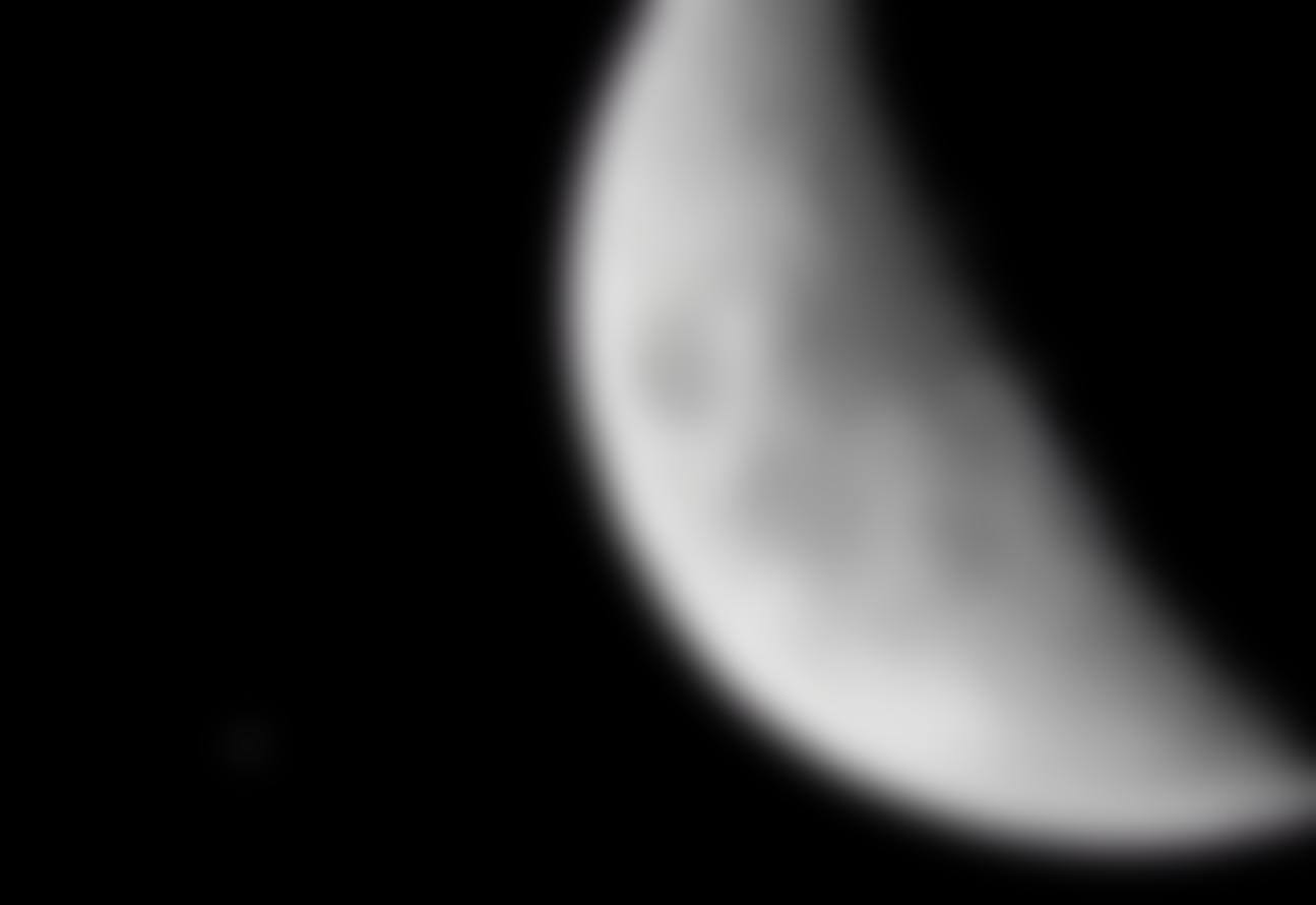 Conjonction Lune-Saturne du 22 mai 2007
