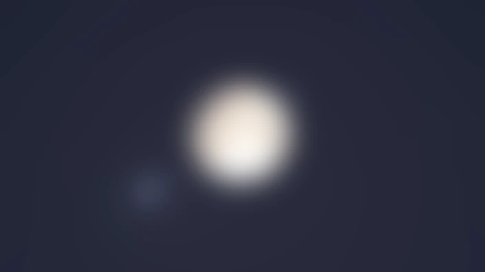 Configuration de la conjonction entre la Lune et Spica le 23 avril 2024 vers 5 h 30 TLF