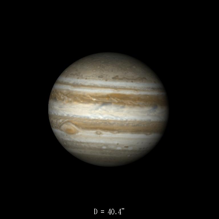 Jupiter le 16 septembre 2024