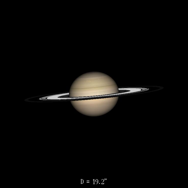 Saturne le 16 septembre 2024